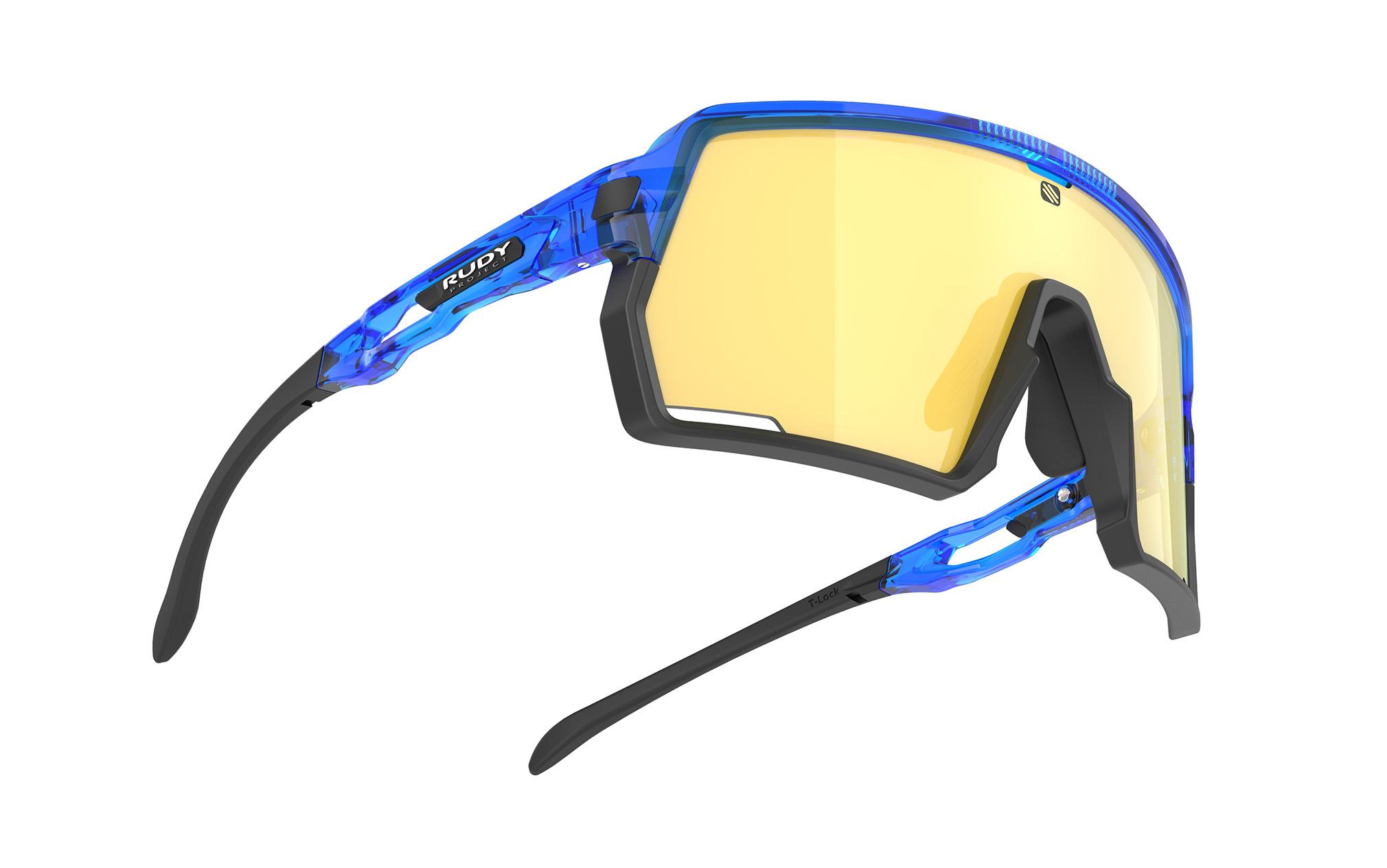 Rudy Project KELION Crystal Blue/Multilaser Yellow